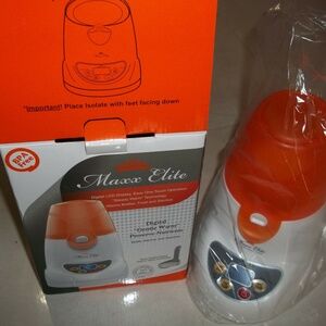 NEW Maxx Elite "Digital Gentle Warm" Bottle Warmer & Sterilizer ORANGE